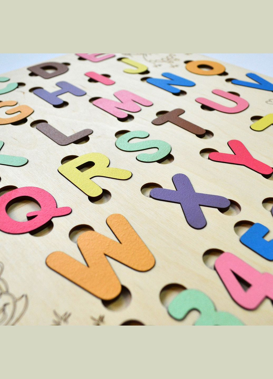 Дерев'яний алфавіт "Принцеси", дитяча дерев'яна абетка, дерев'яні букви-пазли, абетка-сортер АНГЛІЙСЬКА No Brand (301482687)