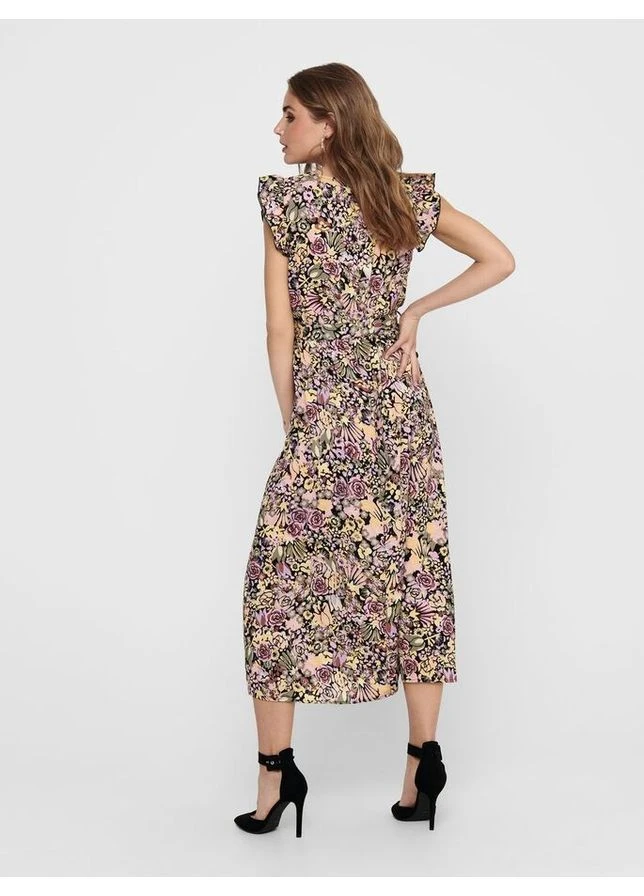 Комбінована сукня onlfave s/l maxi dres 15213817 black 34 бежевий 15213817black Only