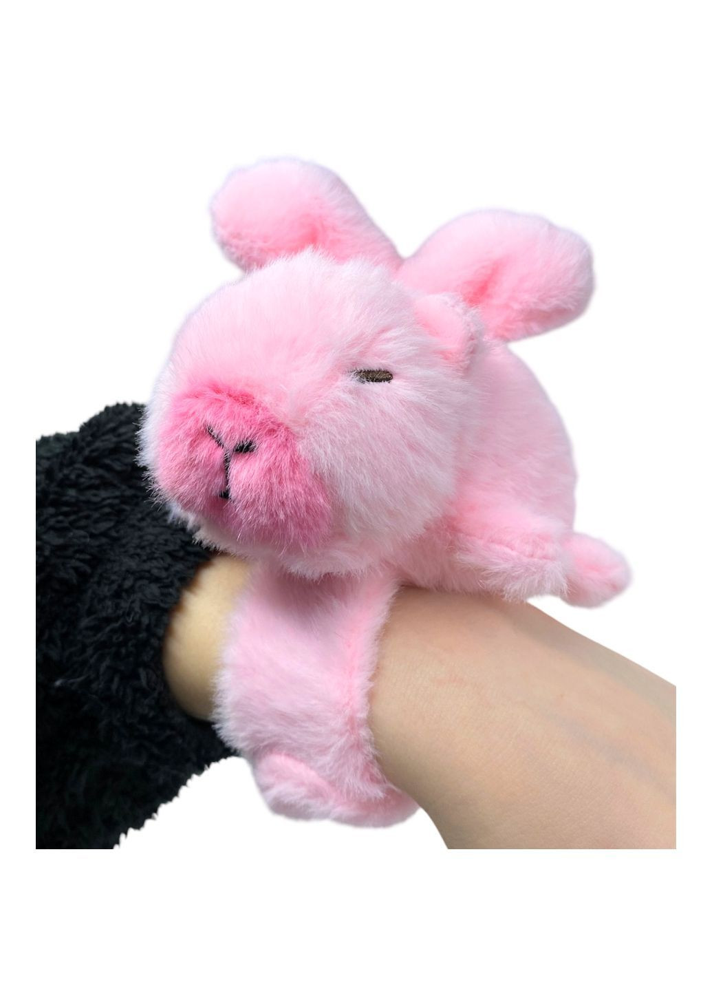 Браслет на руку капібара з рухомими крильцями, спляча капібарка, хом'як білий No Brand (316513680)