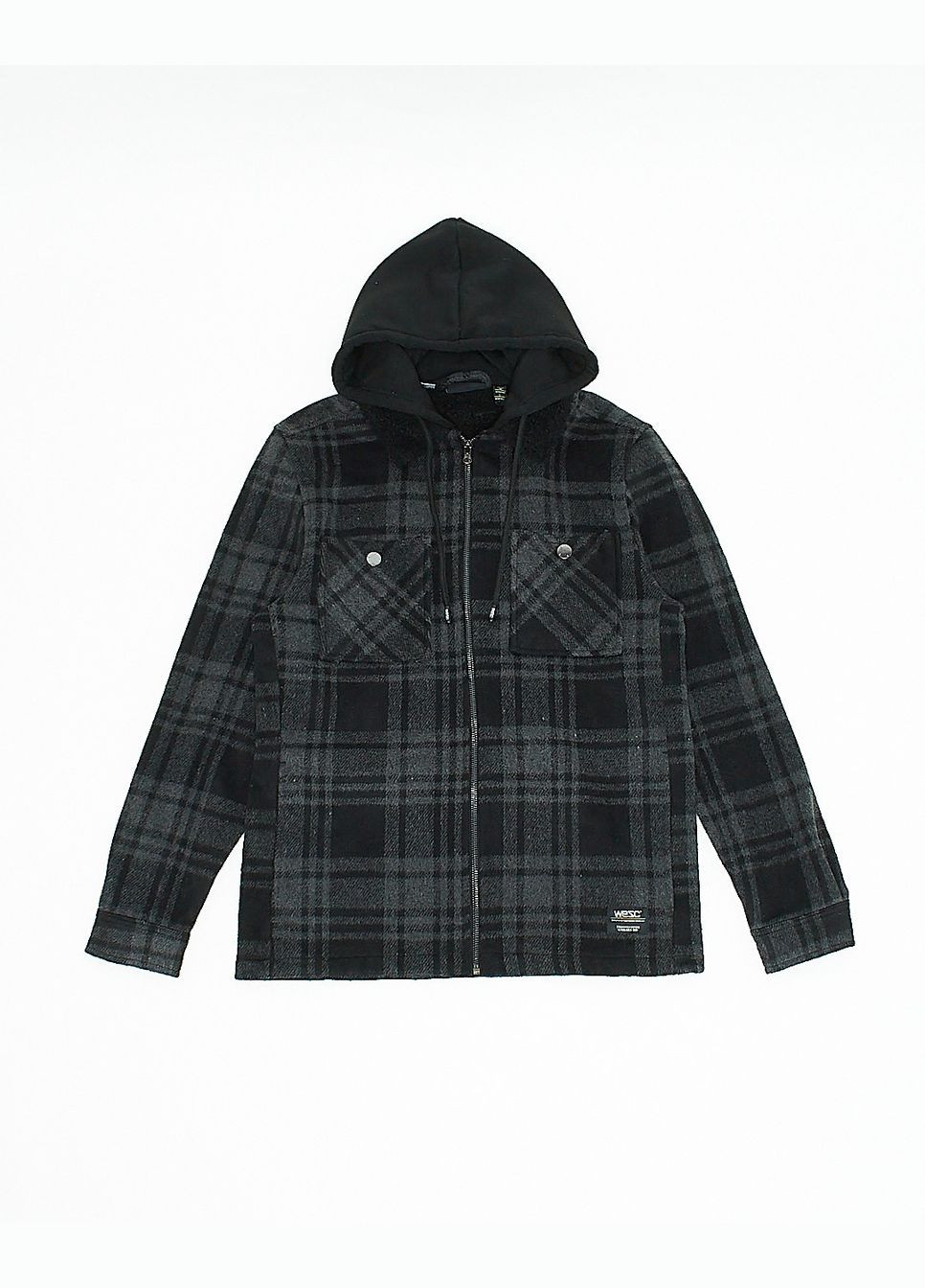 Куртка-сорочка,чорний-сірий в клітку, Wesc (263690791)