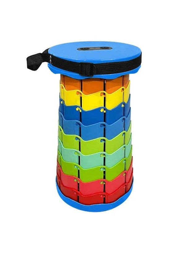 Туристический стул складной Telescopic stool 47 см разноцветный (2104618575) No Brand (333654616)
