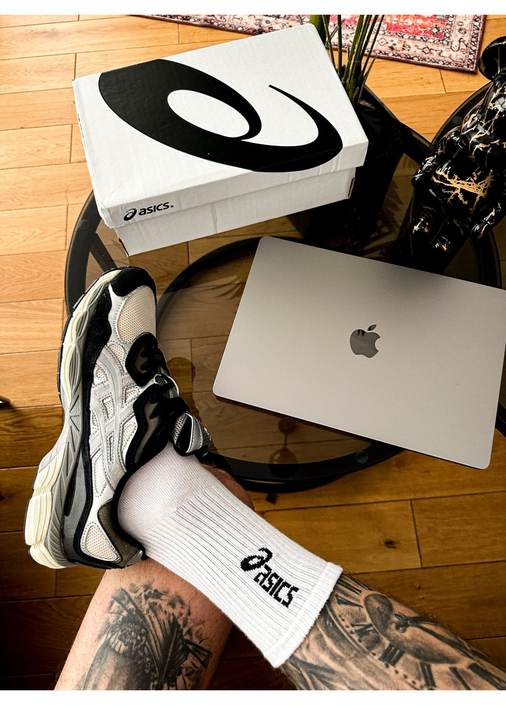 Сірі Осінні кросівки чоловічі і жіночі asics gel-nyc 1090 white black grey | асікс гель-нюк сірі білі чорні No Brand