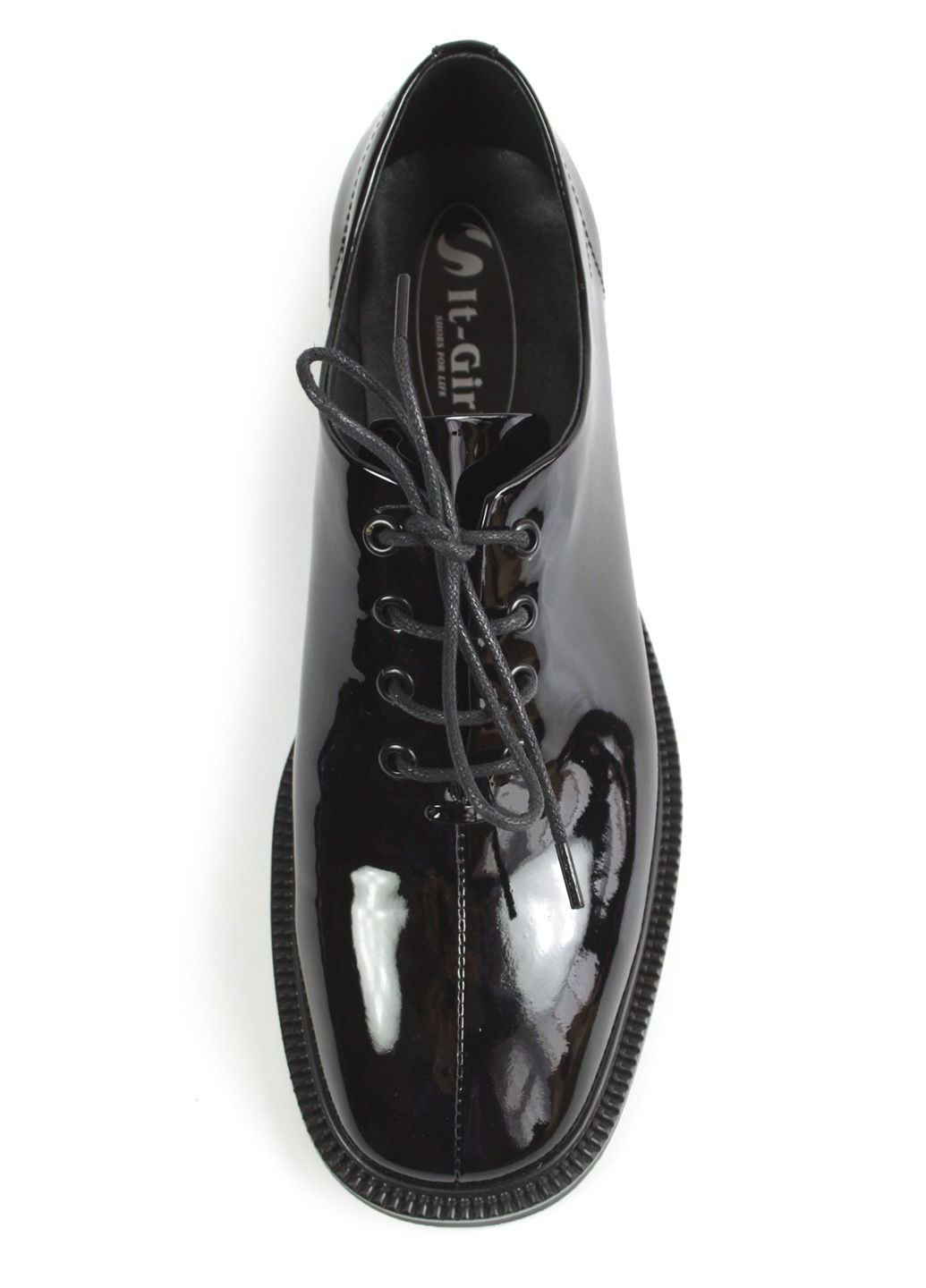 It-Girl Лаковані туфлі оксфорди чорний з натуральна шкіра, — демісезон (322331155)