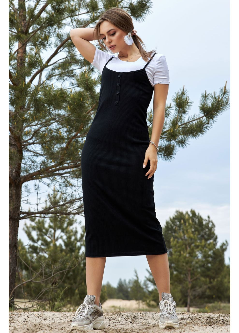 Черное платье 1304.4142 Seventeen