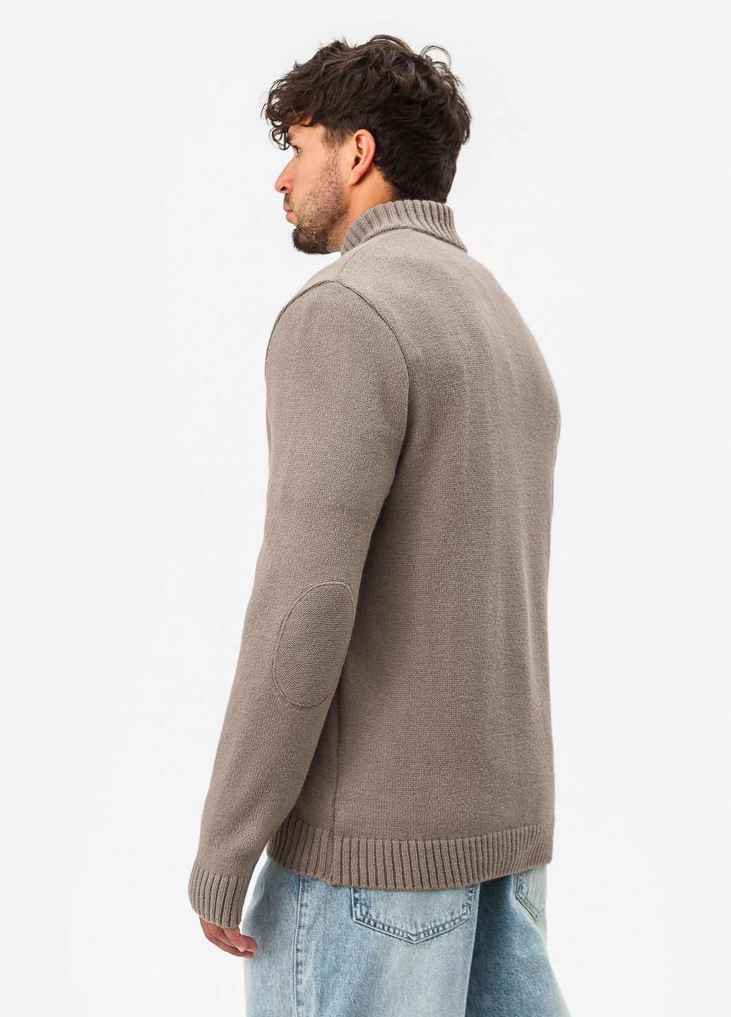 Мужской джемпер на змейке с эластанном SVTR (365701078)