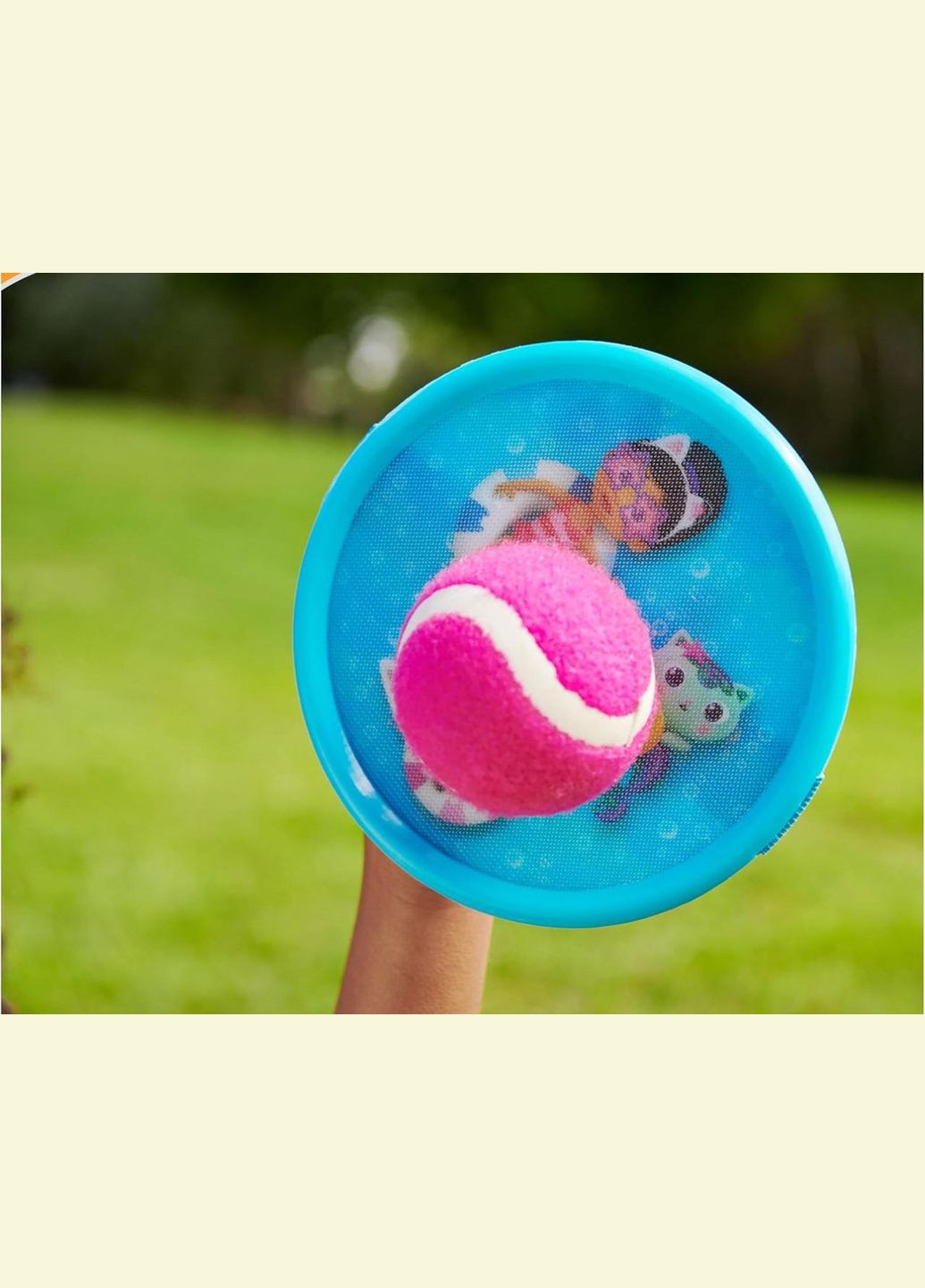 Рухлива гра "Злови м'яч" на липучці Swimways Gabby's Dollhouse Catch Game, ловушки, 2 ракетки і мяч, Ляльковий будиночок Габбі Spin Master (338425857)