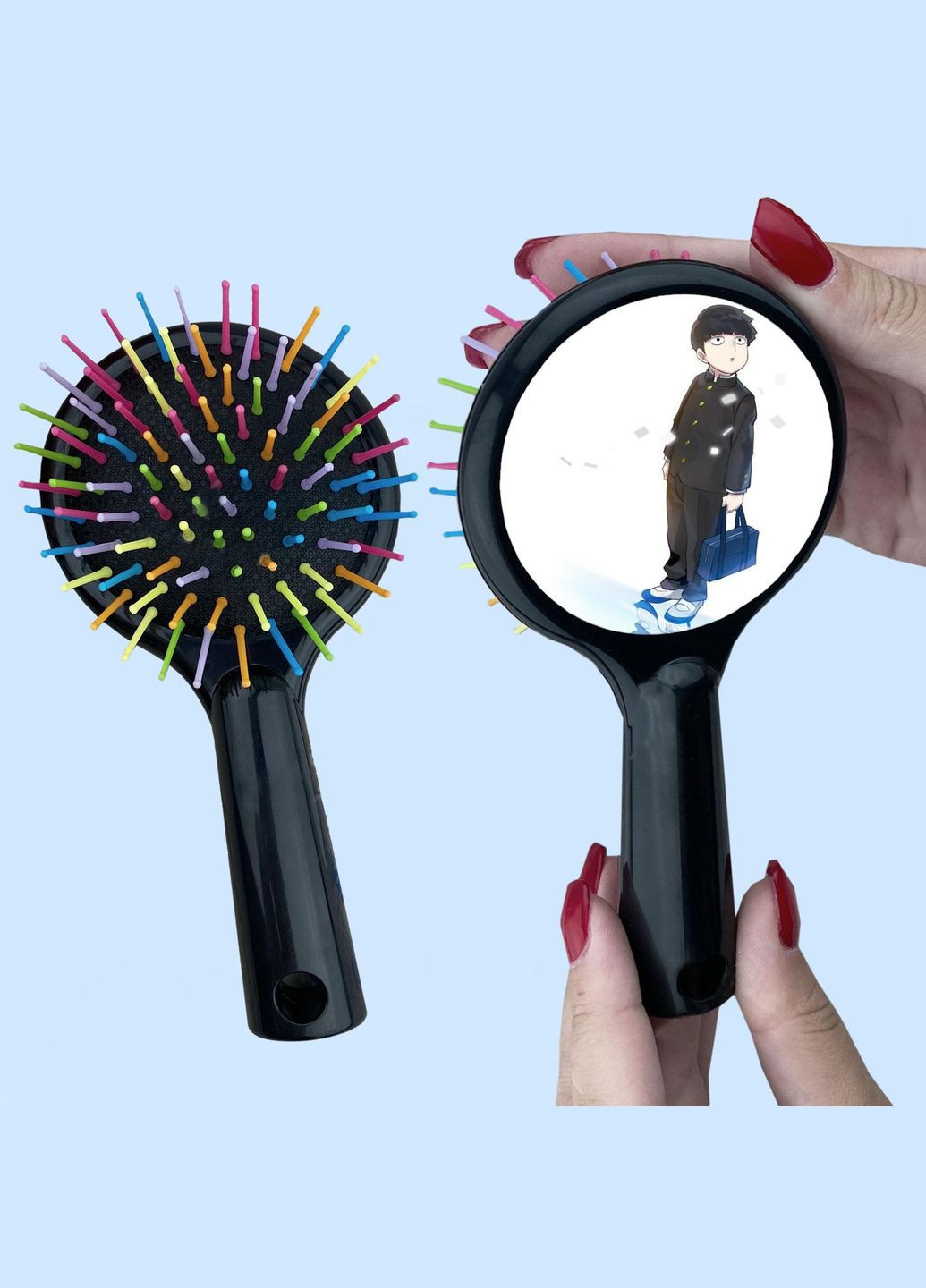 Расческа для волос Аниме Моб Психо 100 #0014 черный No Brand (315041719)