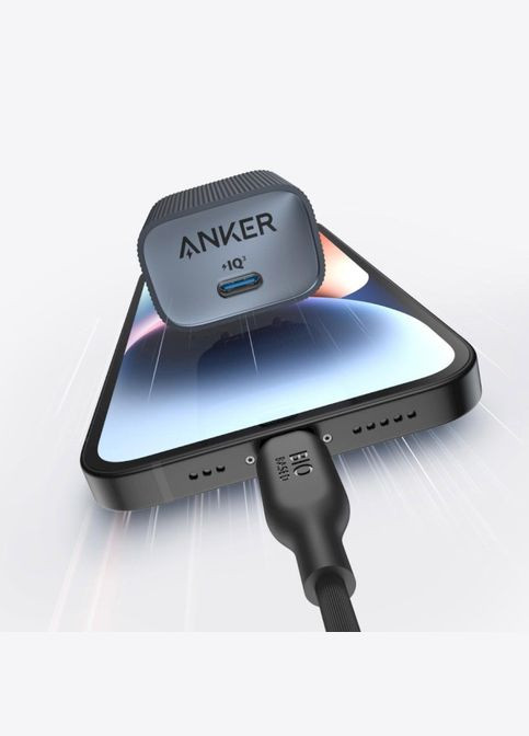 Мережевий зарядний пристрій PowerPort 511 Nano IV - 30W USB-C Black (A2337G11) Anker (341488619)