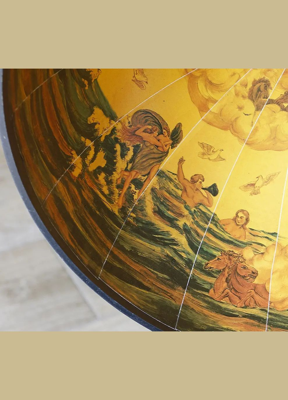 Глобус бар большой напольный карта мира подарок мужу на годовщину | Диаметр сферы 33 см Handmade 33001N-M (345646796)