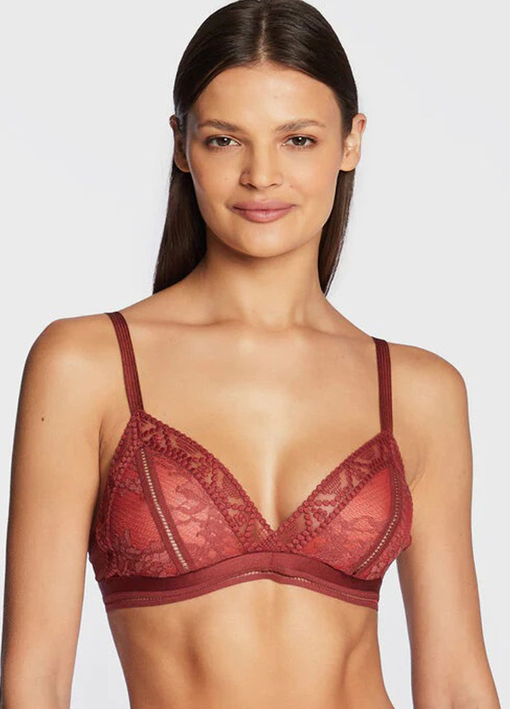 Бордовий бюстгальтер Passionata
