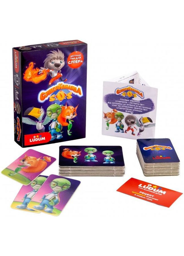 Настольная игра "Суперкоманда" LS3046-52 русский язык Ludum (365639640)