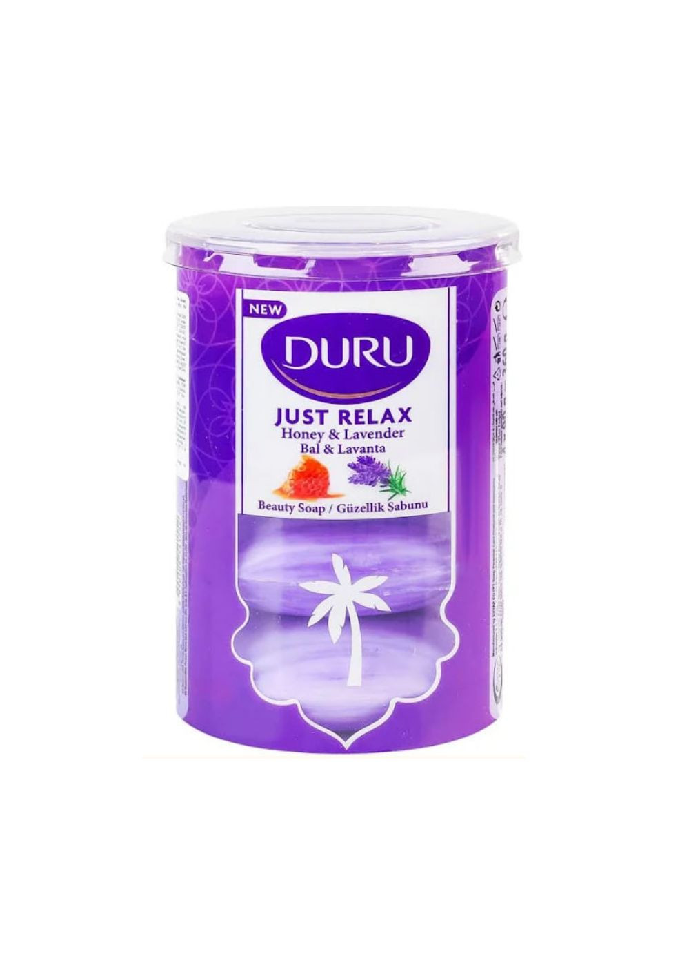 Мило Дуру Just Relax 4*90г Мед та лаванда Duru (340959723)