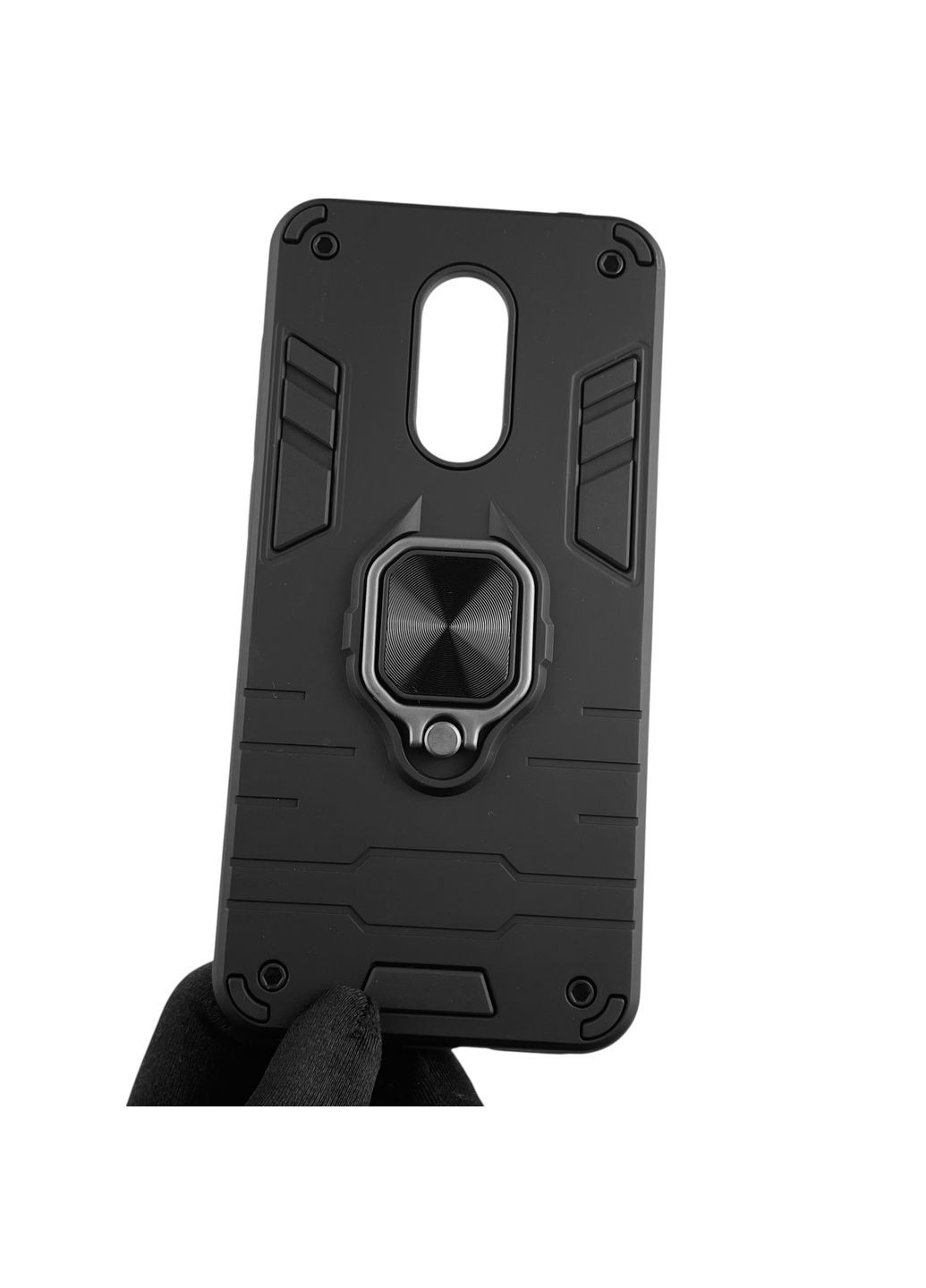 Чехол для телефона Redmi 5 Plus бронированный с кольцом-держателем на сяоми редми 5 плюс чёрный Xiaomi (366231347)