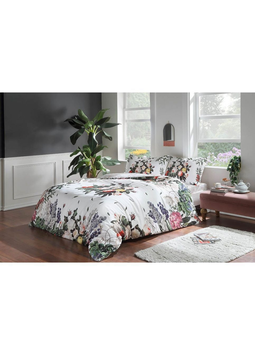 Постельное белье Cherlin yesil сатин евро Tac (371657022)