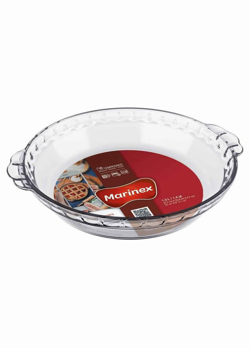 Форма д/запікання скл. з хвилястим краєм 1,3 л 6228 ТМ Marinex (304642561)