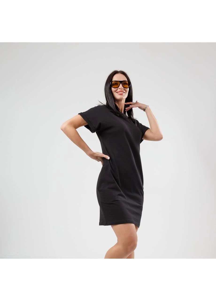 Чорна кежуал сукня Fashion Girl