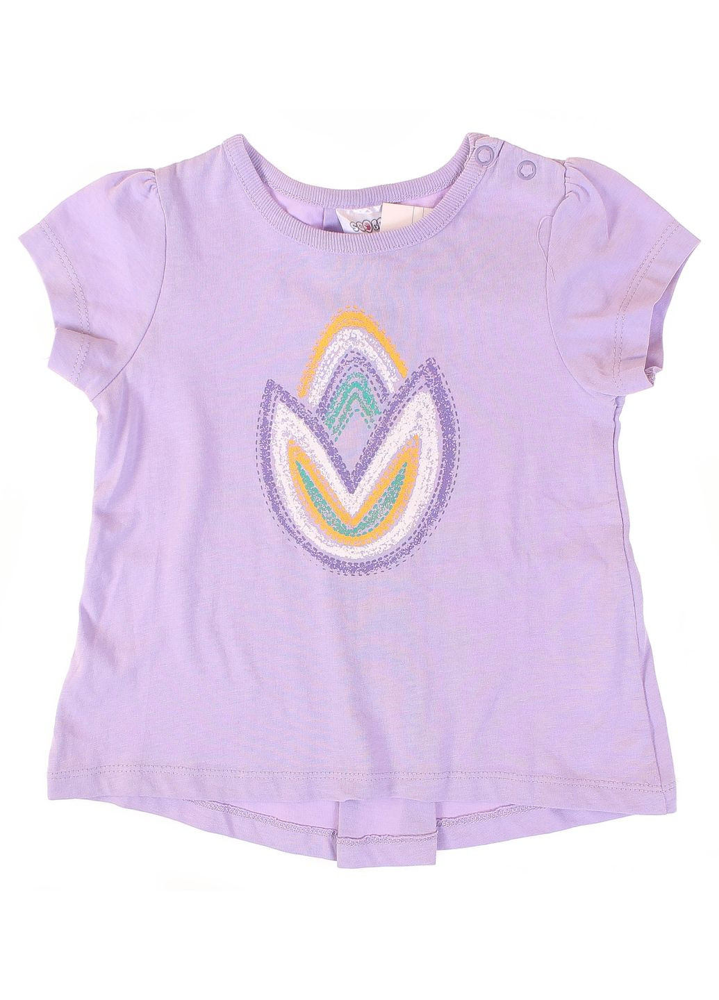 Синяя летняя футболка 14ykctsrt288 лавандовый Soobe