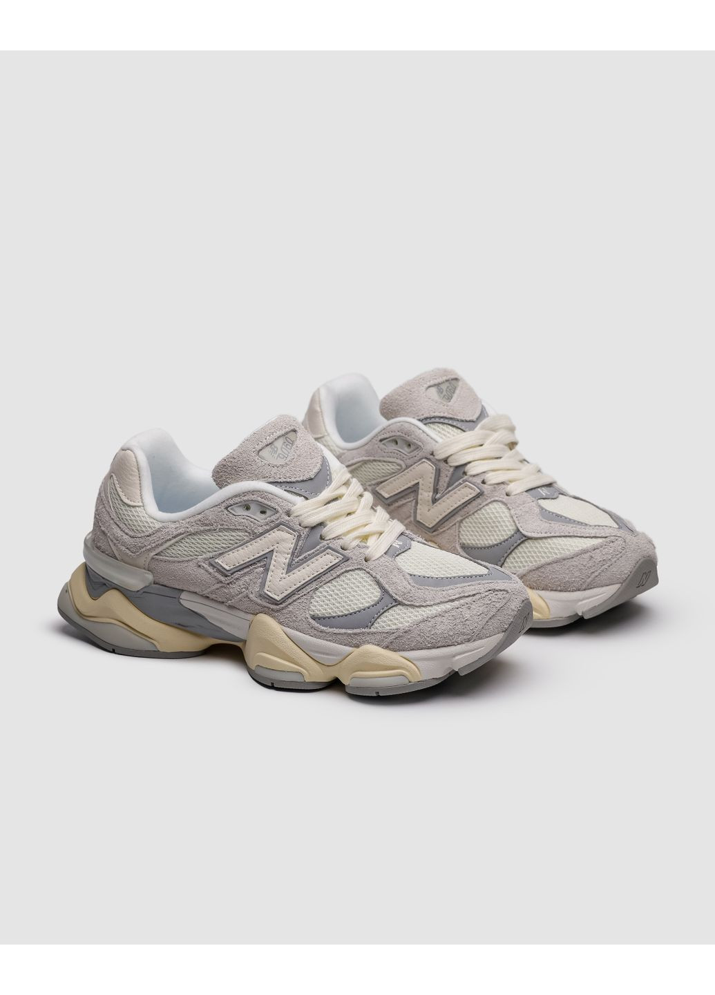 КРОСІВКИ ЖІНОЧІ NEW BALANCE 9060 GREY / WHITE НЬЮ БЕЛАНС 9060 No Brand сірі демісезони (368868624)