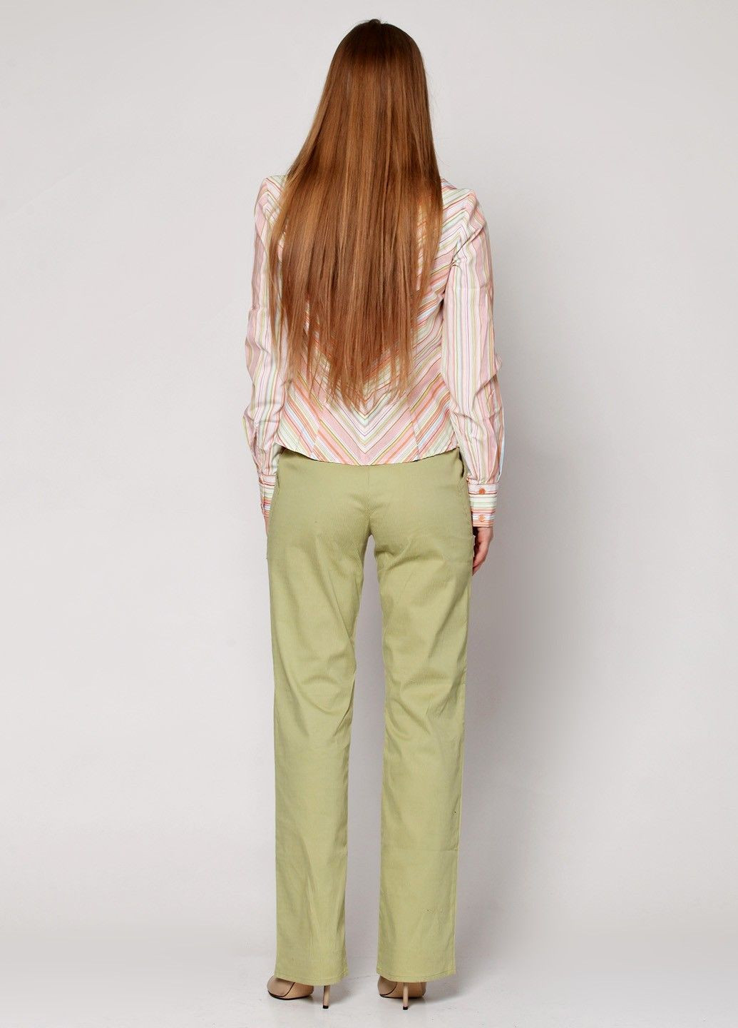 Брюки женские однотонные в рубчик Malin (361145540)