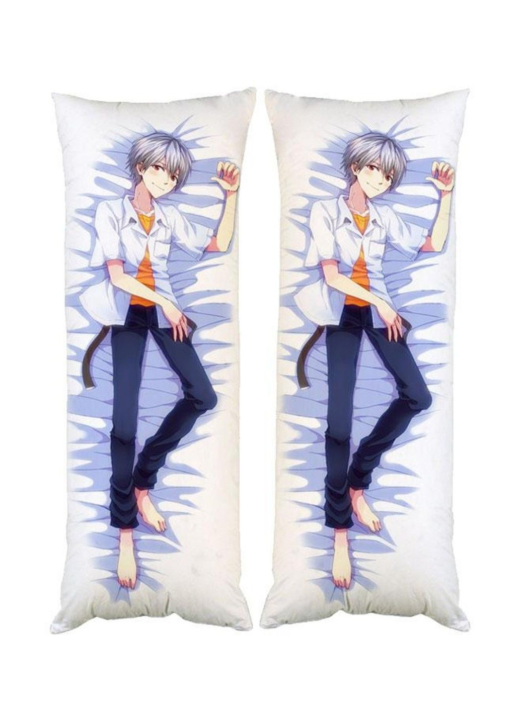 Подушка дакимакура Каору Нагиса Евангелион Evangelion декоративная ростовая подушка для обнимания двусторонняя No Brand (328315544)