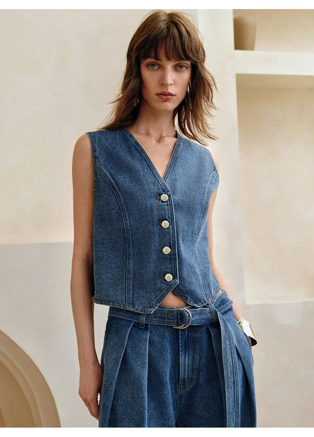 Джинсовый жилет SHEIN (382587171)