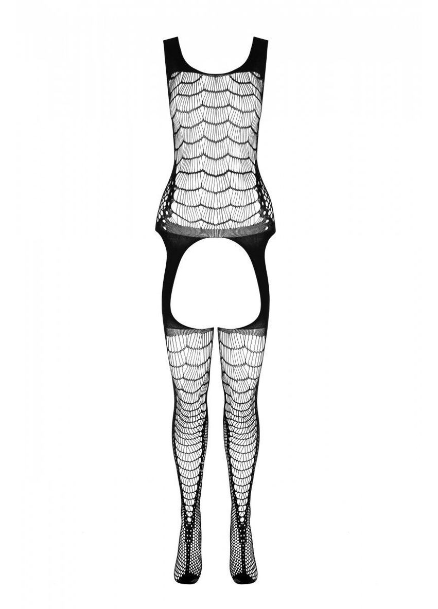 Сітчастий тілесний бодістокінг з подвійним плетінням та підв’язками CA007 Casmir (297656550)