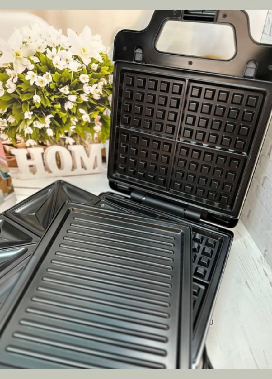 Мультимейкер SK-BBQ-852 антипригарне покриття 3в1 1400 Вт Sokany (342113708)