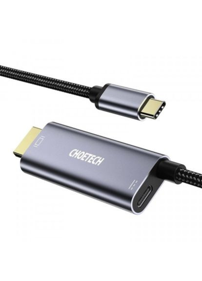 Переходник USBC to HDMI 1.8m 4K60Hz (XCH-M180GY) CHOETECH usb-c to hdmi 1.8m 4k60hz (287338607)