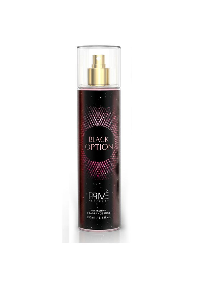 Спрей для тела женский body mist Black Option Parfums - 250 мл Prive (305572055)