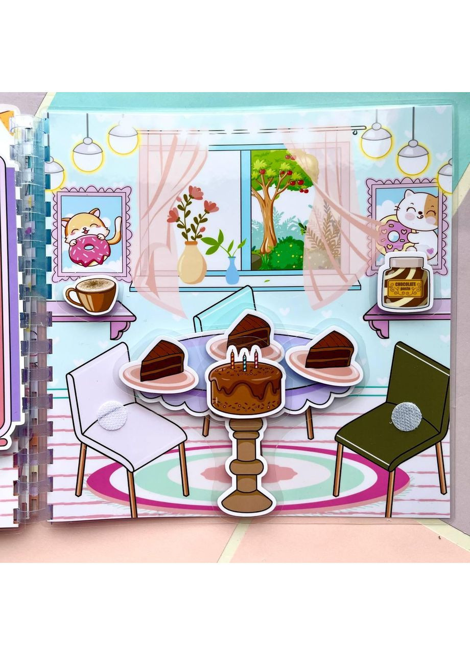 Книга на липучках "БУДИНОК ЛОЛ" для дівчаток No Brand (365762435)