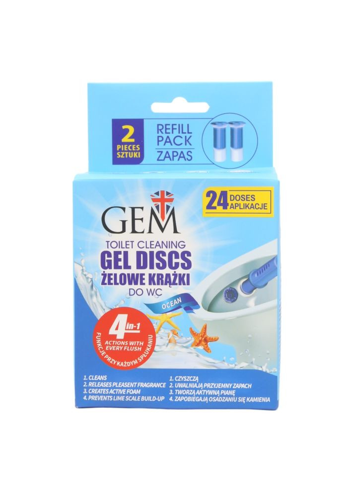 Гель-стік для унітазу Океан XXL 2*75мл (12 доз) (запаска) Gem (298322818)
