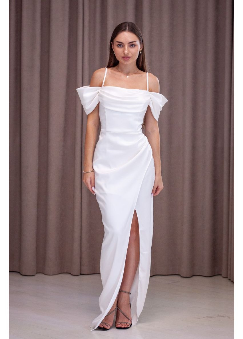 Білий вечірня плаття WINN однотонна