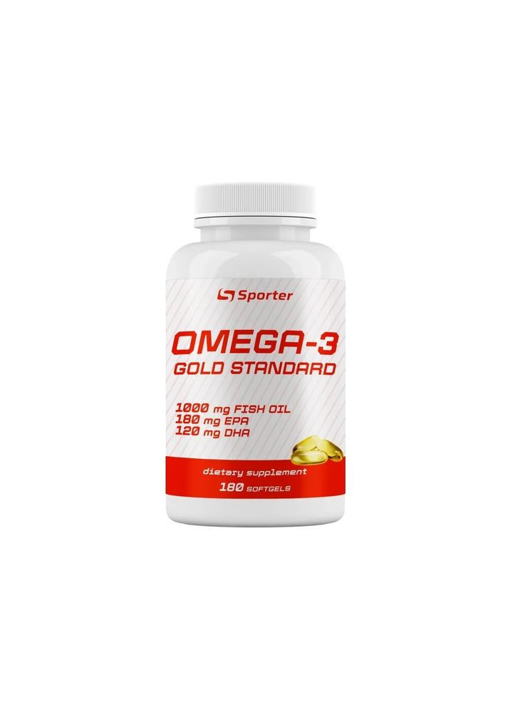 Омега-3 Omega 3 Gold Standard, 180 капсул Sporter (333991335)