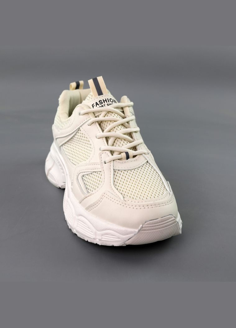 Кроссовки женские Fashion молочные (326986244)