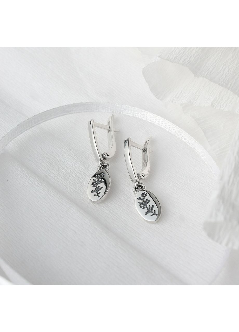 Сережки срібні Флора 925 Skifska Etnika (364202688)