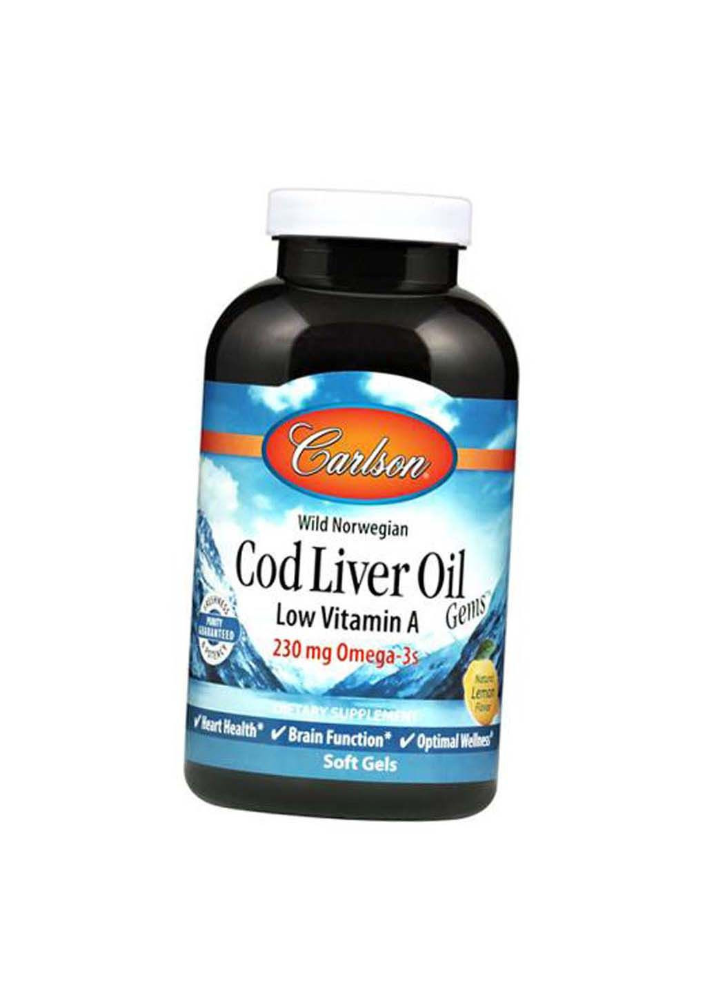 Cod Liver Oil Low Vitamin A 150гелкапс Лимон Carlson Labs (292710879)