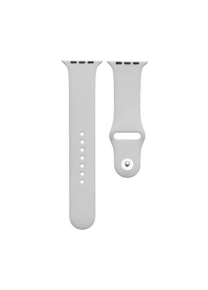 Ремінець для Apple Watch Band Silicone One-Piece Size-S 42/44/45/49 mm Antique White No Brand (362670367)