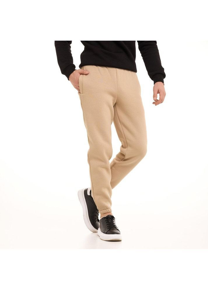 Бежевые спортивные, повседневный зимние джоггеры брюки Vakko