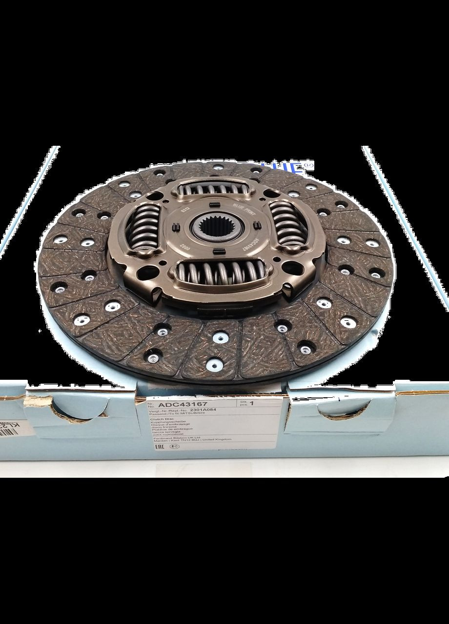 Диск зчеплення ADC43167 аналог 2301A021, 2301A084 Mitsubishi L200, Паджеро Спорт Blue Print (345735940)