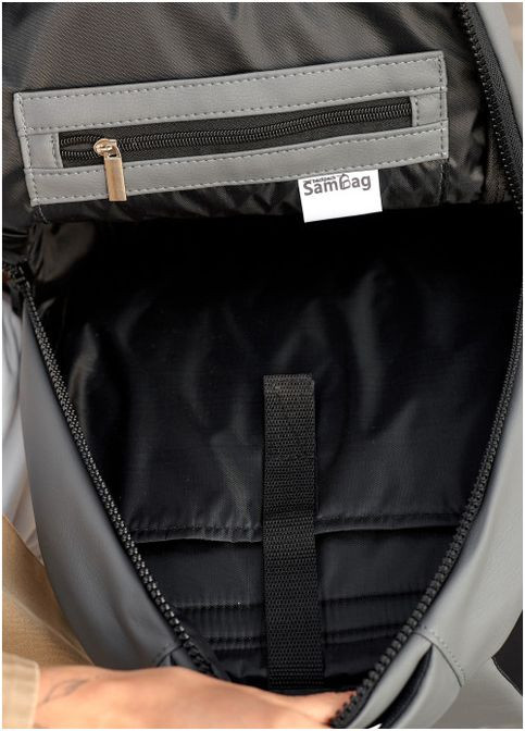 Женский рюкзак с отделением под ноутбук Графитовый (3760271343) Sambag (361244800)