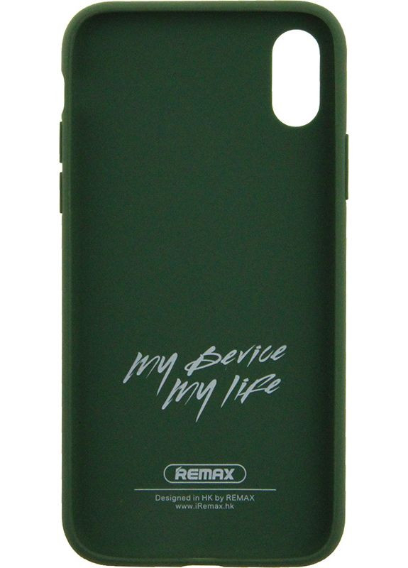 Чехолнакладка Creative Case Apple iPhone X Green Remax (301783861)