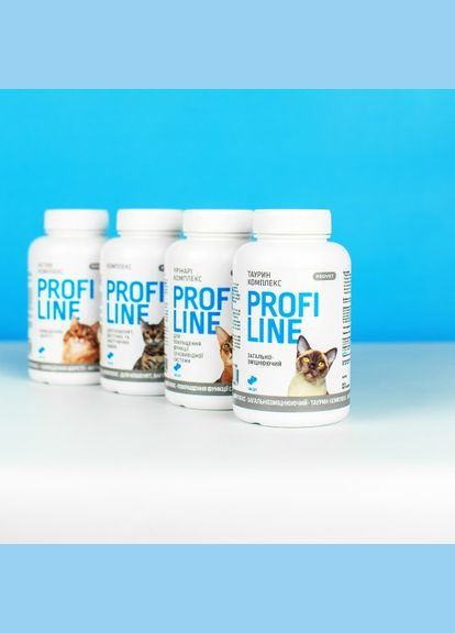 Витамины Profiline для кошек Таурин Комплекс 180 таб. ProVET (338628626)