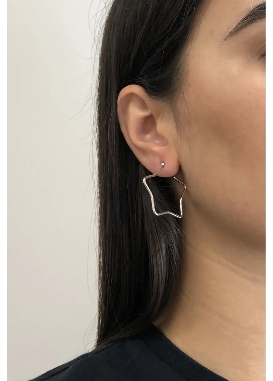 Срібні сережки "Зірочки" OR2503 Shatlen Сережки (362947396)