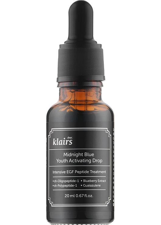 Сироватка для обличчя Midnight Blue Youth Activating Drop 20ml (919630-30835) dear, Klairs (368895326)