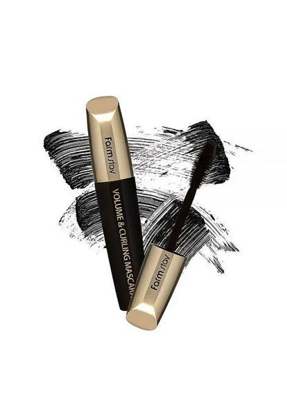 Тушь для ресниц "Объем и подкручивание" 2X Volume & Curling Mascara 12 g FarmStay (366973205)