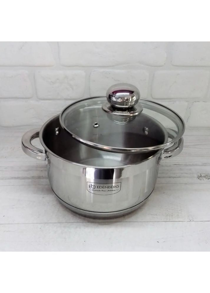Набір каструль із нержавіючої сталі 10 предметів EB-4019 Edenberg (360654505)