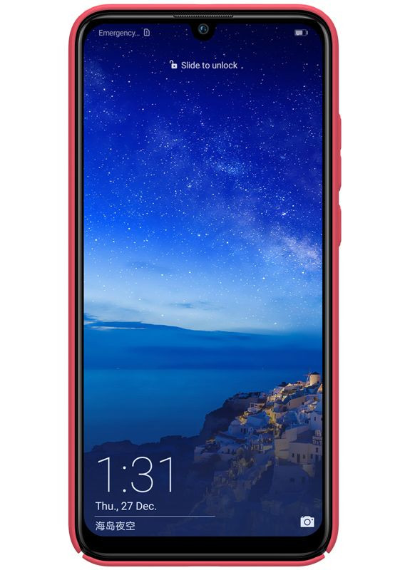 Чехол-накладка Super Frosted Shield Case Huawei P Smart+ 2019 Red Nillkin (301783746)