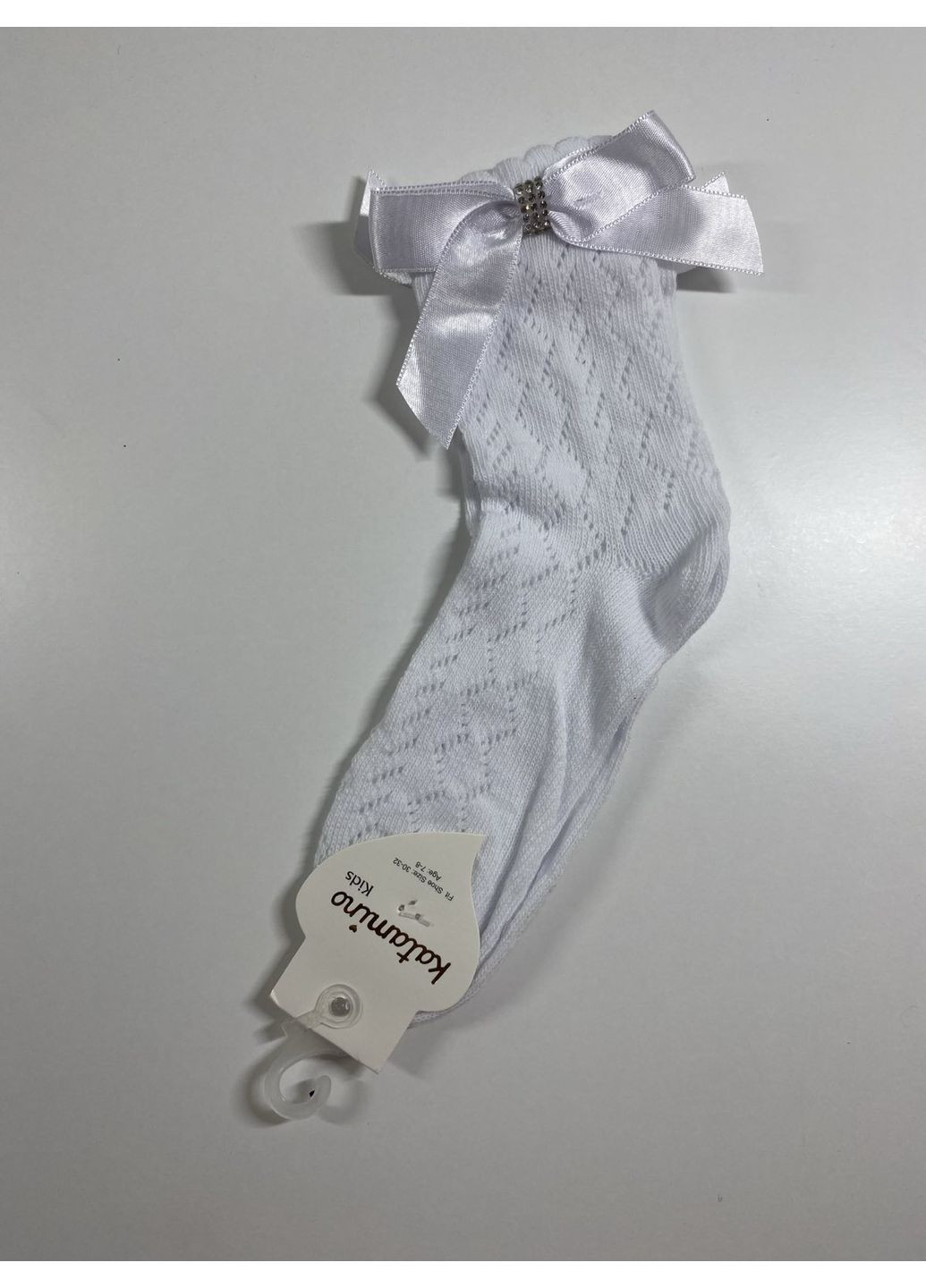 Белые носки ажурные белые Katamino (349809034)