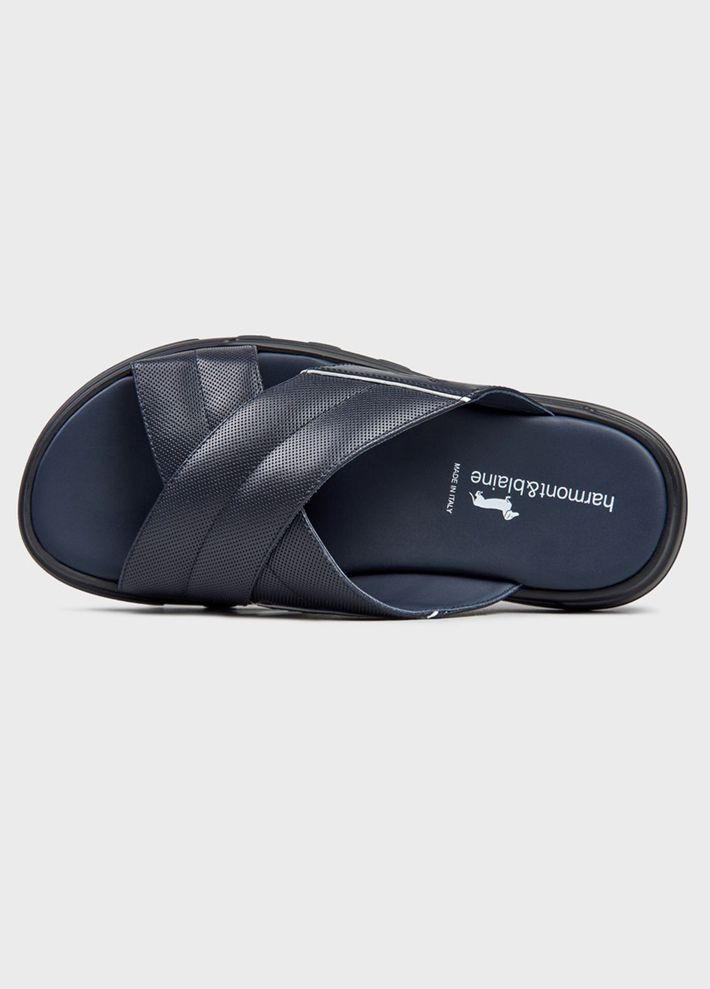 Черные шлепанцы Harmont & Blaine