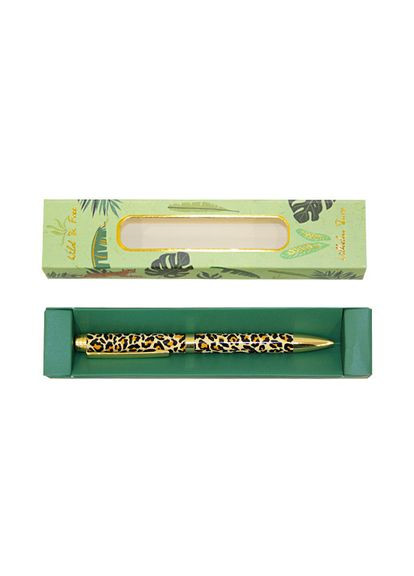 Ручка подарочная шариковая мет. /WB167/"Принт леопард" (1/100) WB (367755574)